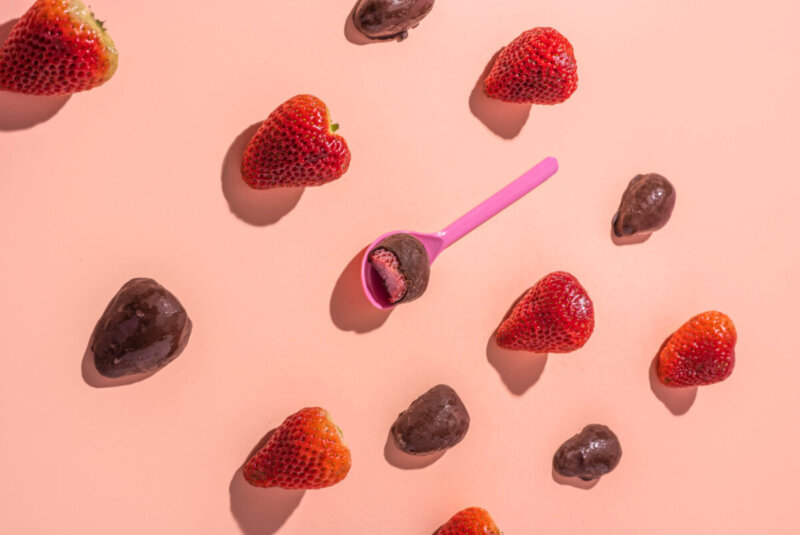 Fresas Congeladas Chocolate